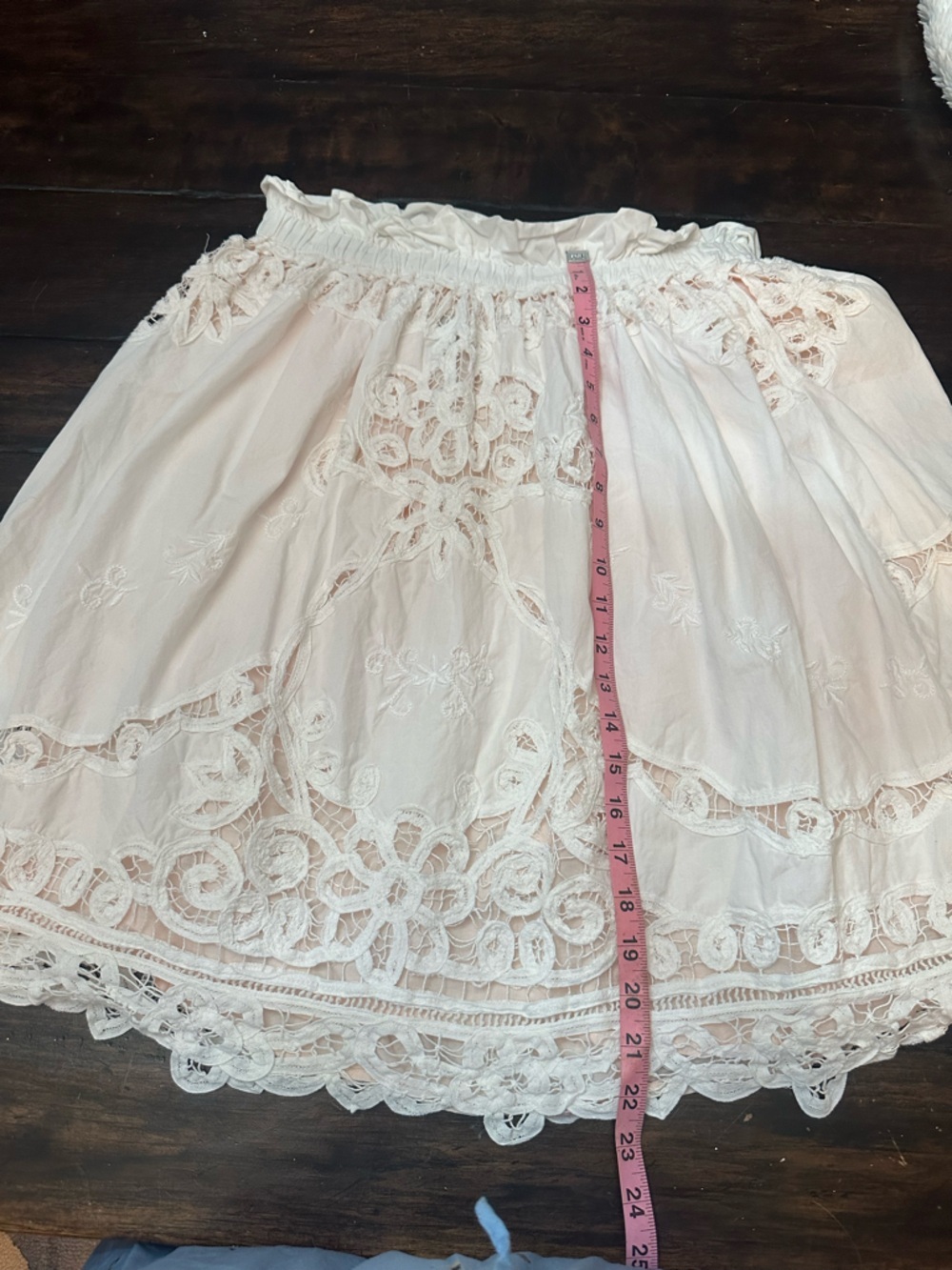 Maeve by Anthropologie White Strapless Lace Mini Dress Size Small 38629 - Picture 15 of 16